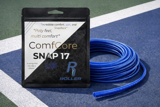 ComfCore SNAP tennis string.