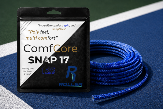 ComfCore SNAP tennis string.